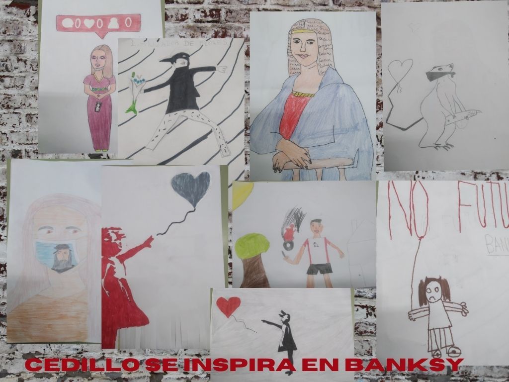 Cedillo se inspira en Banksy